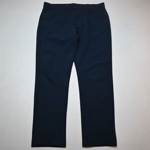 Luke Dutch 36x30 Navy Blue 5 Pocket Performance Slim Mens Pants